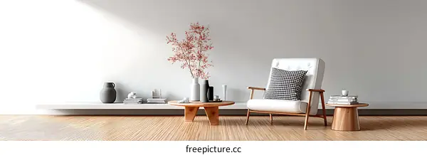 Modern Minimalist Living Room Interior Design