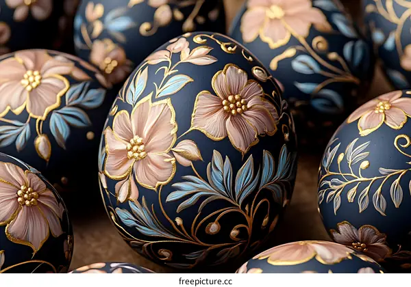 Hand-painted Decorative Easter Eggs