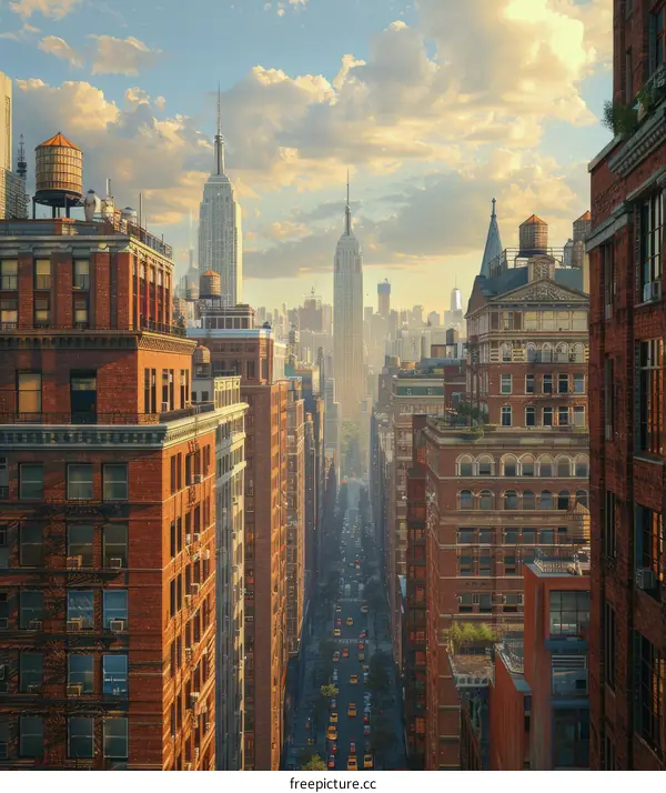 Iconic New York City Skyline