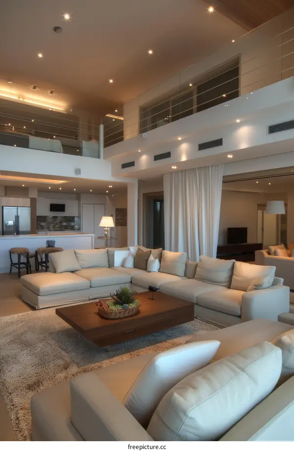 Modern Living Room with Minimalist Decor