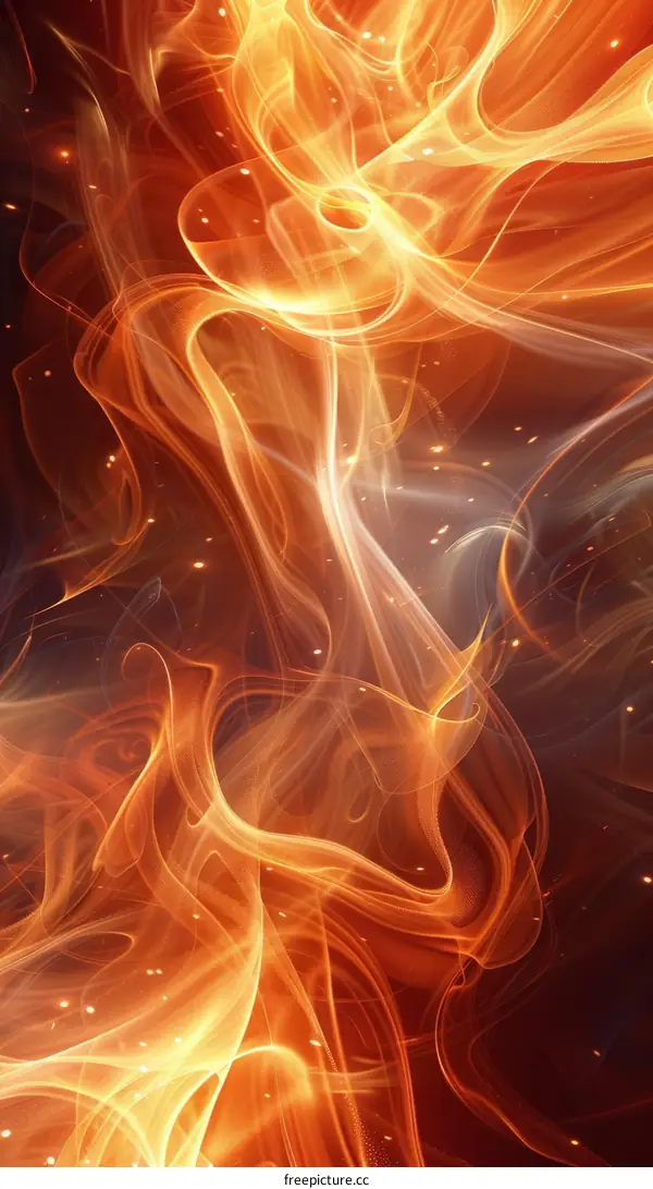 Fire and Ice Abstract