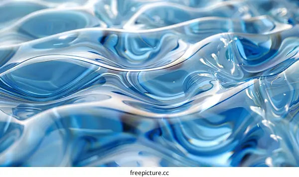Blue and white abstract background