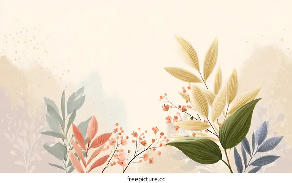 Abstract Floral Background Design