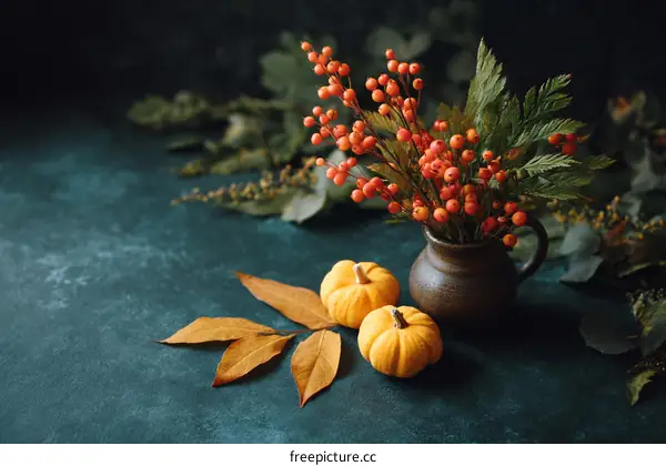 Autumnal Thanksgiving Decorative Arrangement