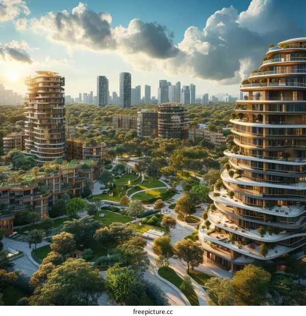 The City of the Future: A Green Oasis