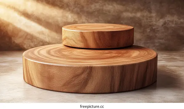 Wooden Display Platform for Products