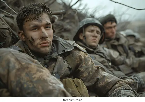 A group of soldiers in the Vietnam War