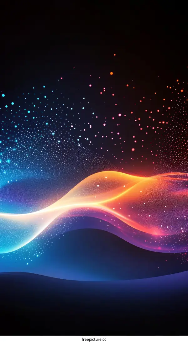 Abstract Digital Waves and Particles