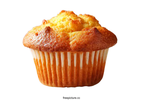 [Transparent Background PNG]Close Up Delicious Cornbread Muffin