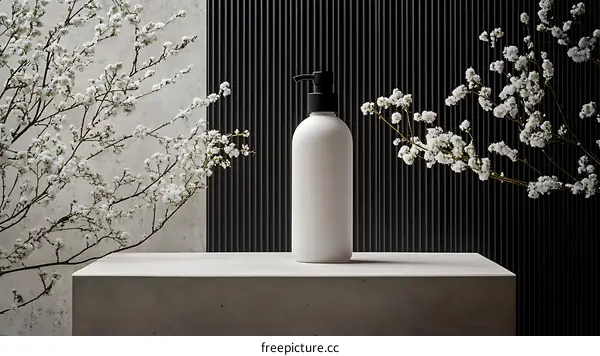 Modern Minimalist Cosmetic Bottle Display