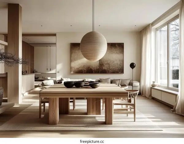 Modern Minimalist Dining Area Design