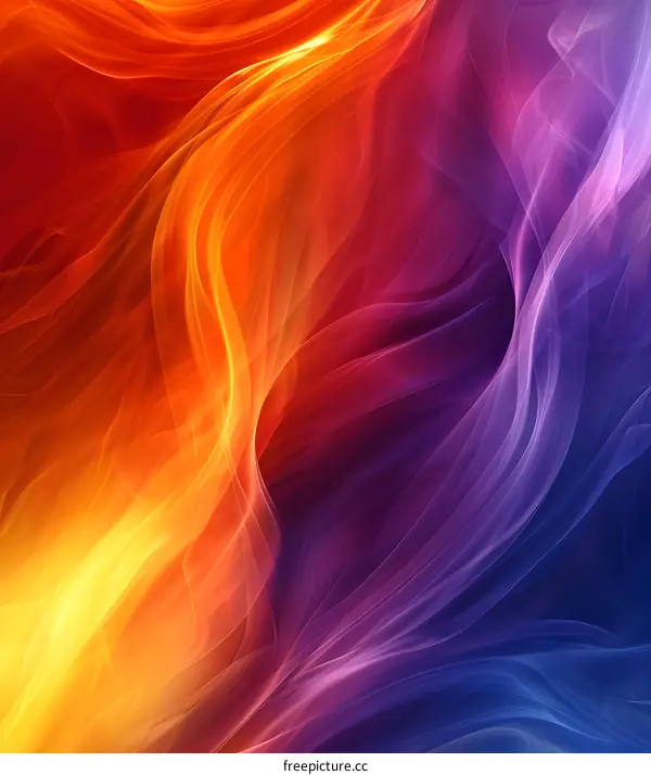 Abstract colorful wavy background