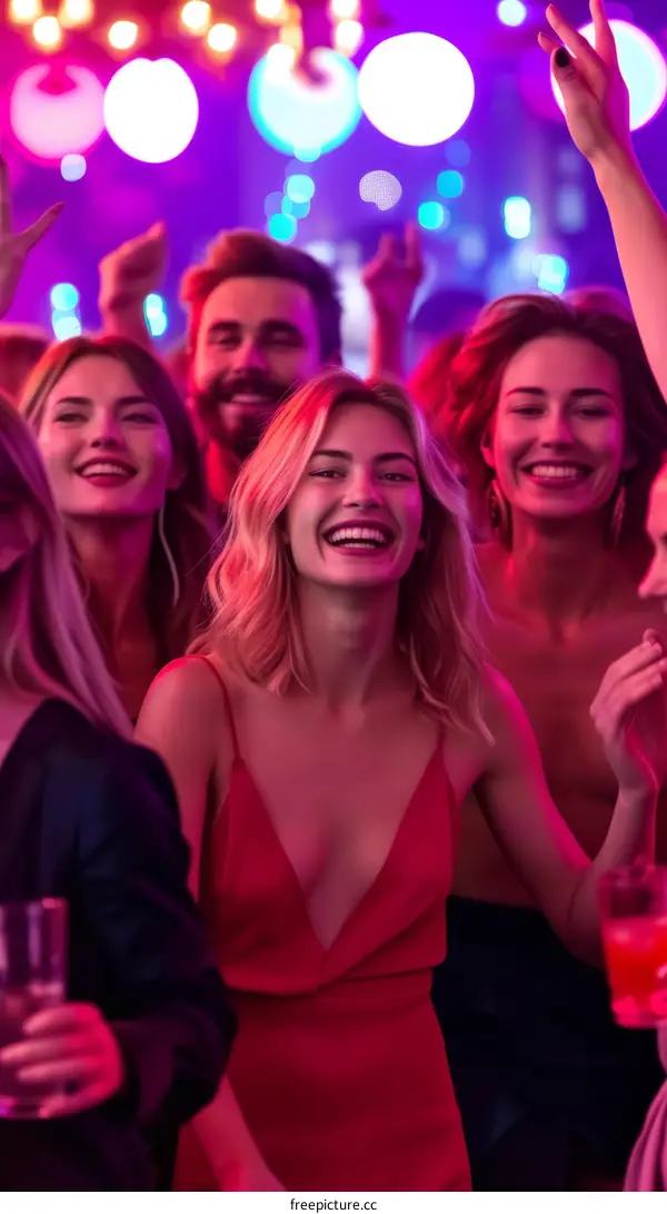 People dancing at a party