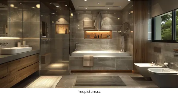 Modern Luxury Bathroom Interior Design