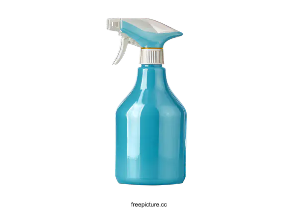 [Transparent Background PNG]Light Blue Plastic Spray Bottle
