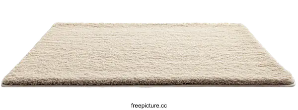 [Transparent Background PNG]Beige Rectangular Area Rug