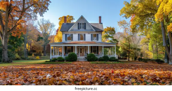 Charming New England Autumn House