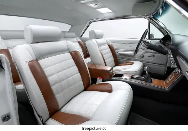 Classic Car Interior Design with Vintage Style