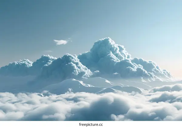 Awesome snowcapped mountain range