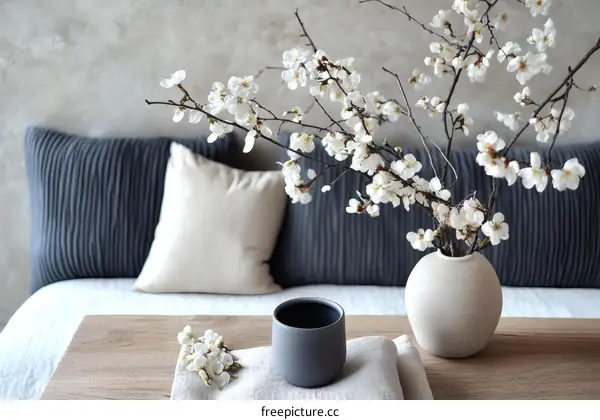 Spring Blossom Home Decor Arrangement