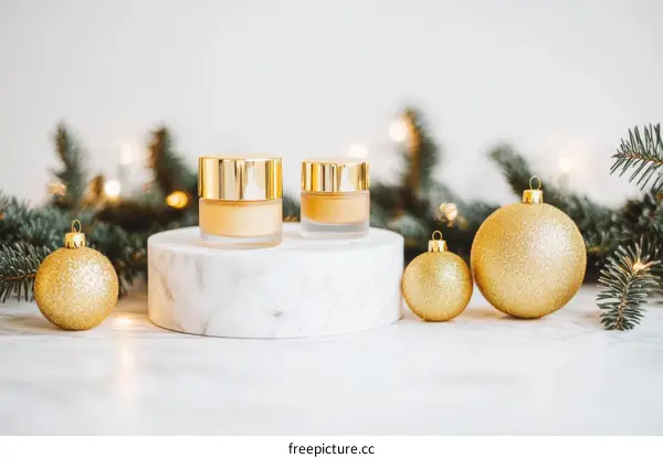 Luxury Christmas Skincare Display