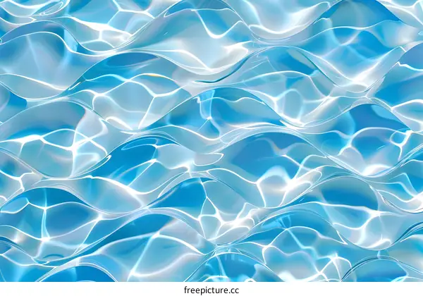 blue water surface texture