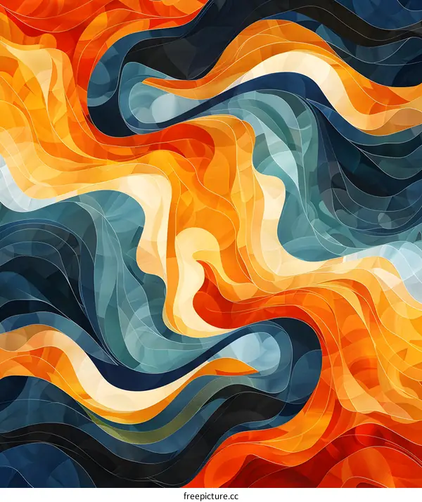 Abstract Swirl Design Background