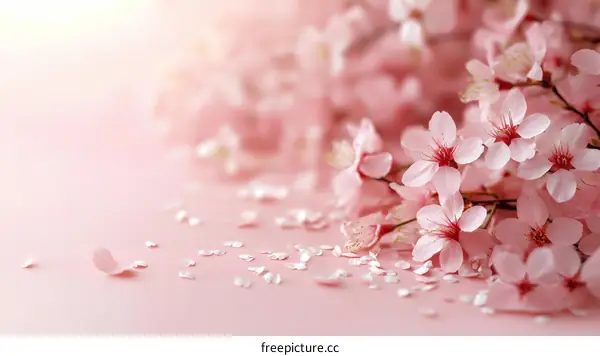 Beautiful Spring Cherry Blossom Background