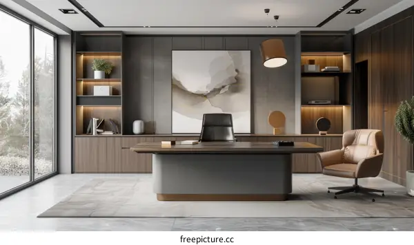 Modern and Minimal Office Interior