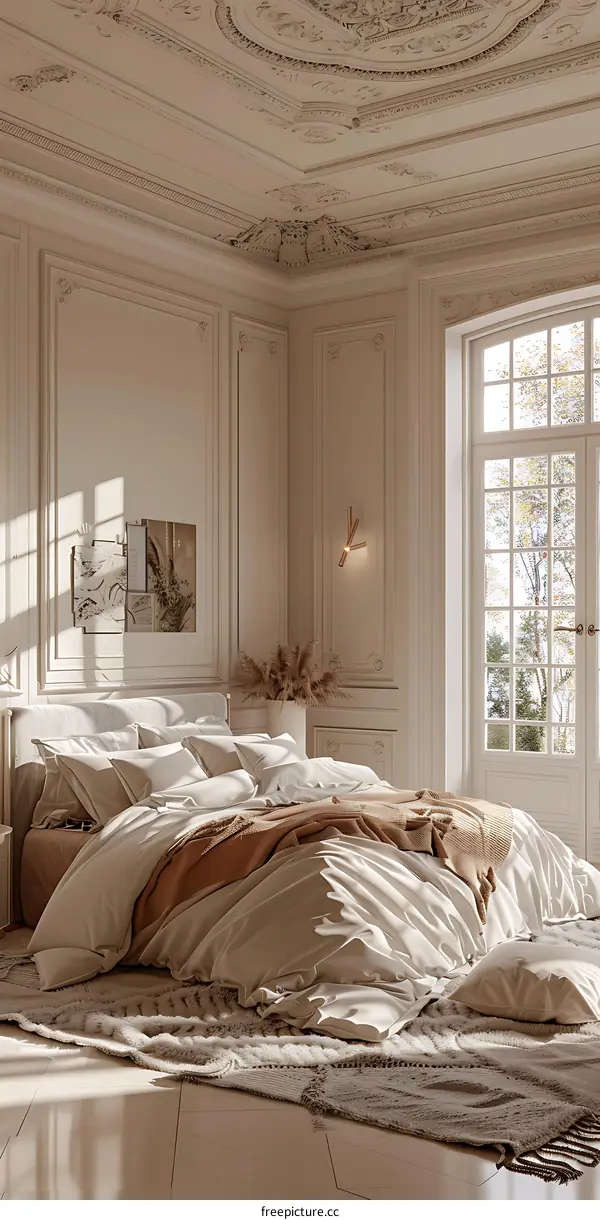 European-style bedroom