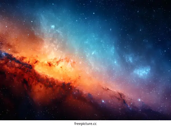 Stunning Interstellar Nebulae in Deep Space