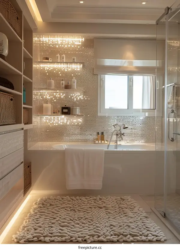 Luxury Modern Bathroom with Exquisite Details