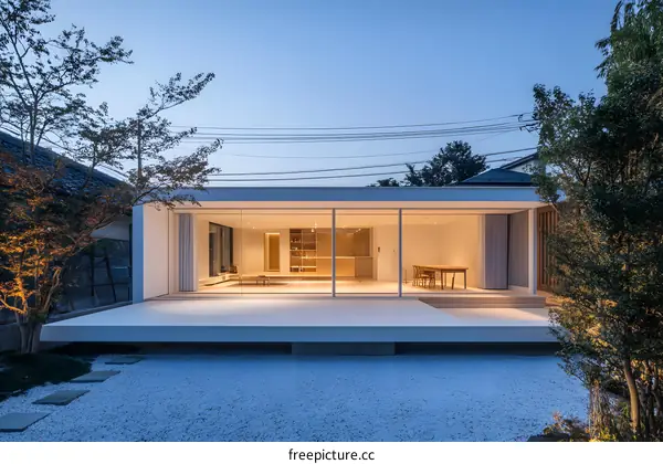 Modern Japanese Architecture Design Minimalist Style House