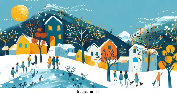 Winter Wonderland Village