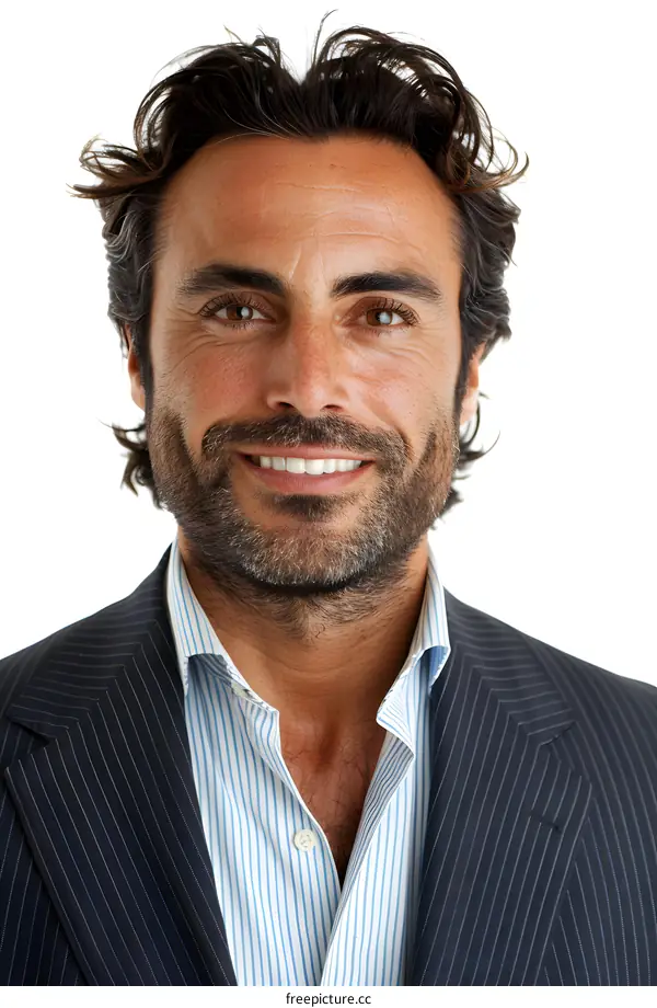 portrait of a smiling businessman