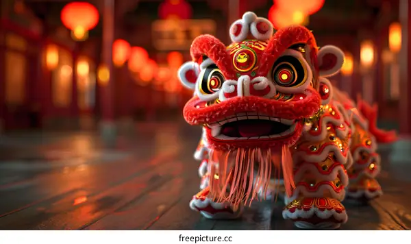 Lion dance