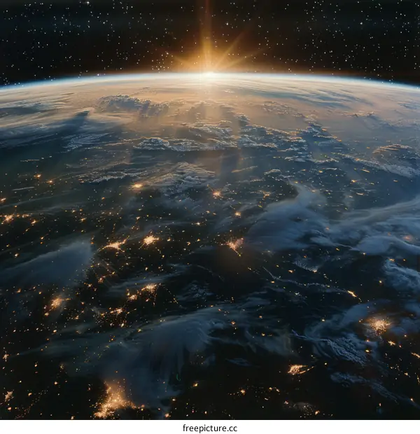 Earth at Night: City Lights from Space