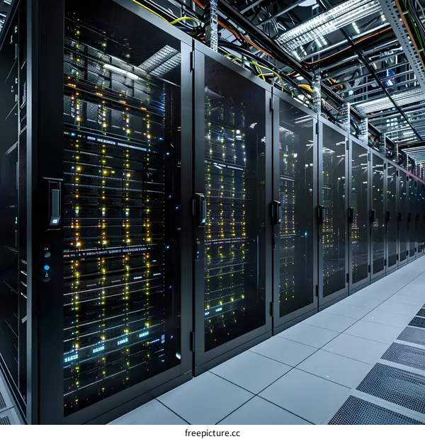 Server Racks In Data Center