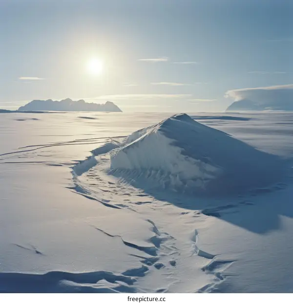Huge Iceberg in Antarctica