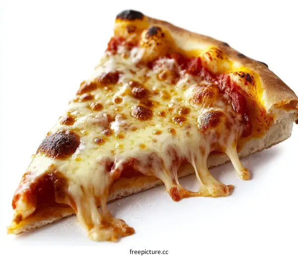 Delicious Melted Cheese Pizza Slice