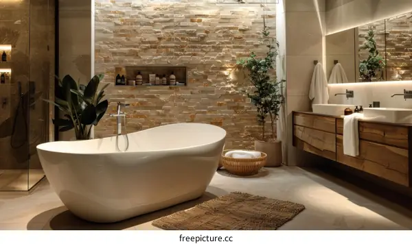 Modern Luxurious Spa Bathroom Design
