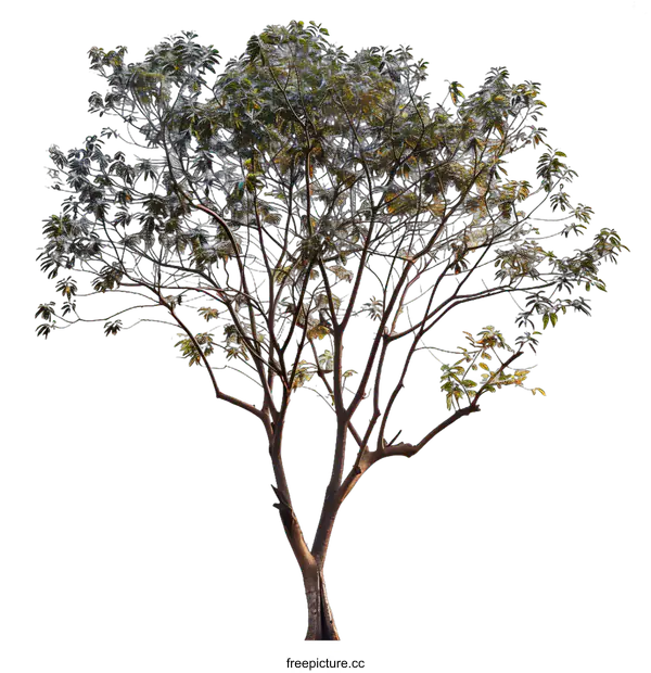 [Transparent Background PNG]Isolated Tree On White Background