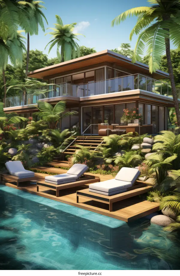 Modern Tropical Villa with Private Pool