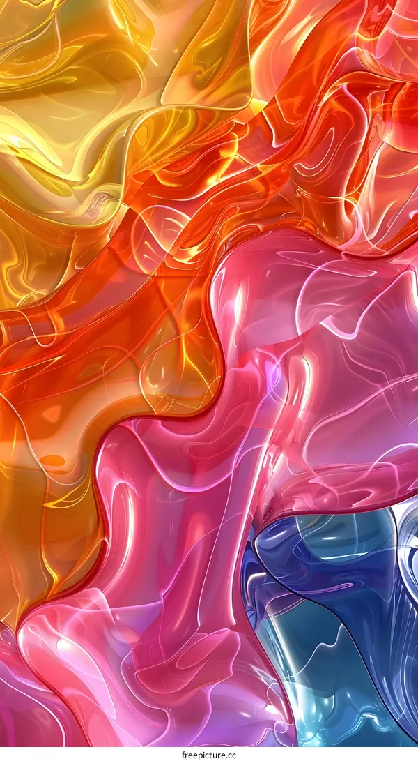 Colorful abstract painting