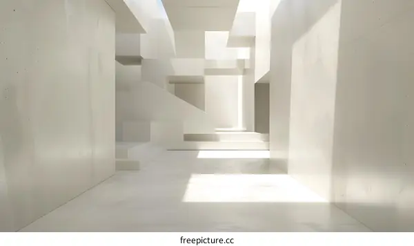 Minimalist Interior Design With Geometric Shapes