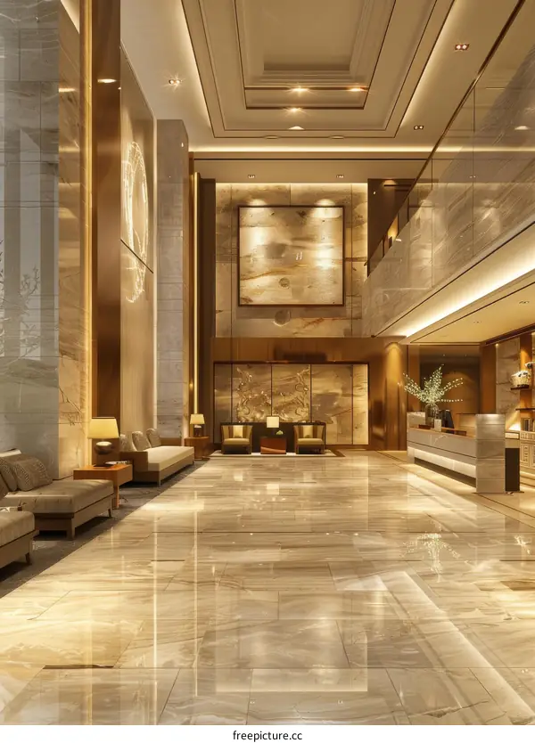 Luxury Hotel Lobby Interior Design
