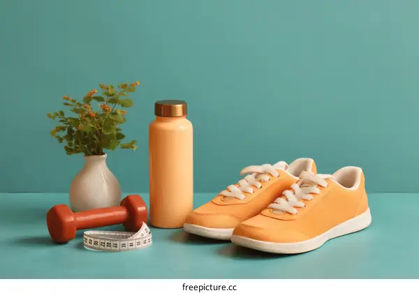 Fitness and Wellness Lifestyle Display