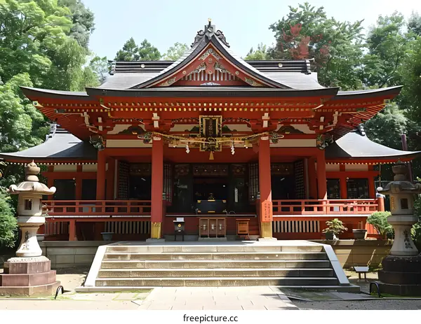 Japanese traditional shrine