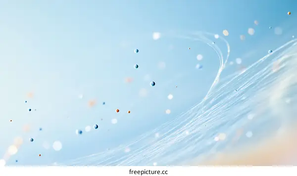 Abstract Particles and Lines Background