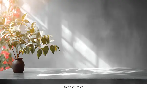 Elegant Indoor Still Life with Plants